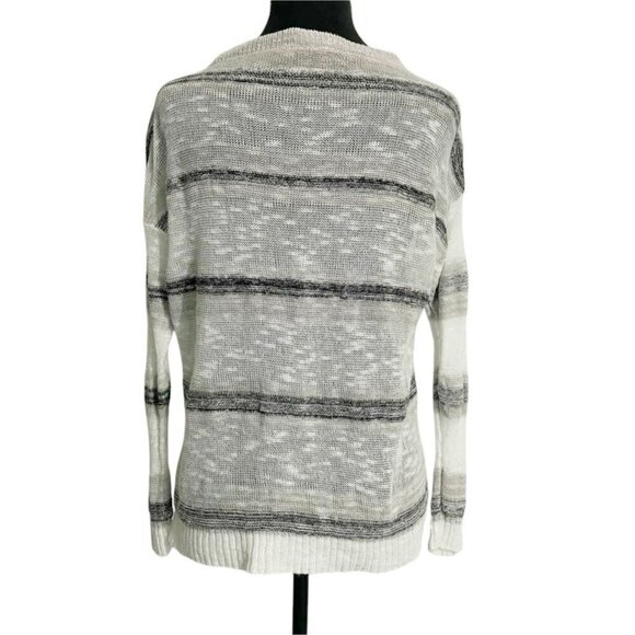 Eileen Fisher Size Small  Top Blouse Long Sleeve Linen Blend Pull Over - Picture 5 of 9